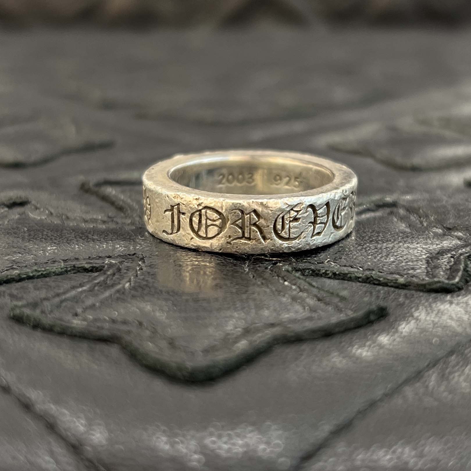 CHROME HEARTS 6mm SPACER FOREVER Ring Size 18号 クロムハーツ 6mm スペーサー フォーエバー リング サイズ18号